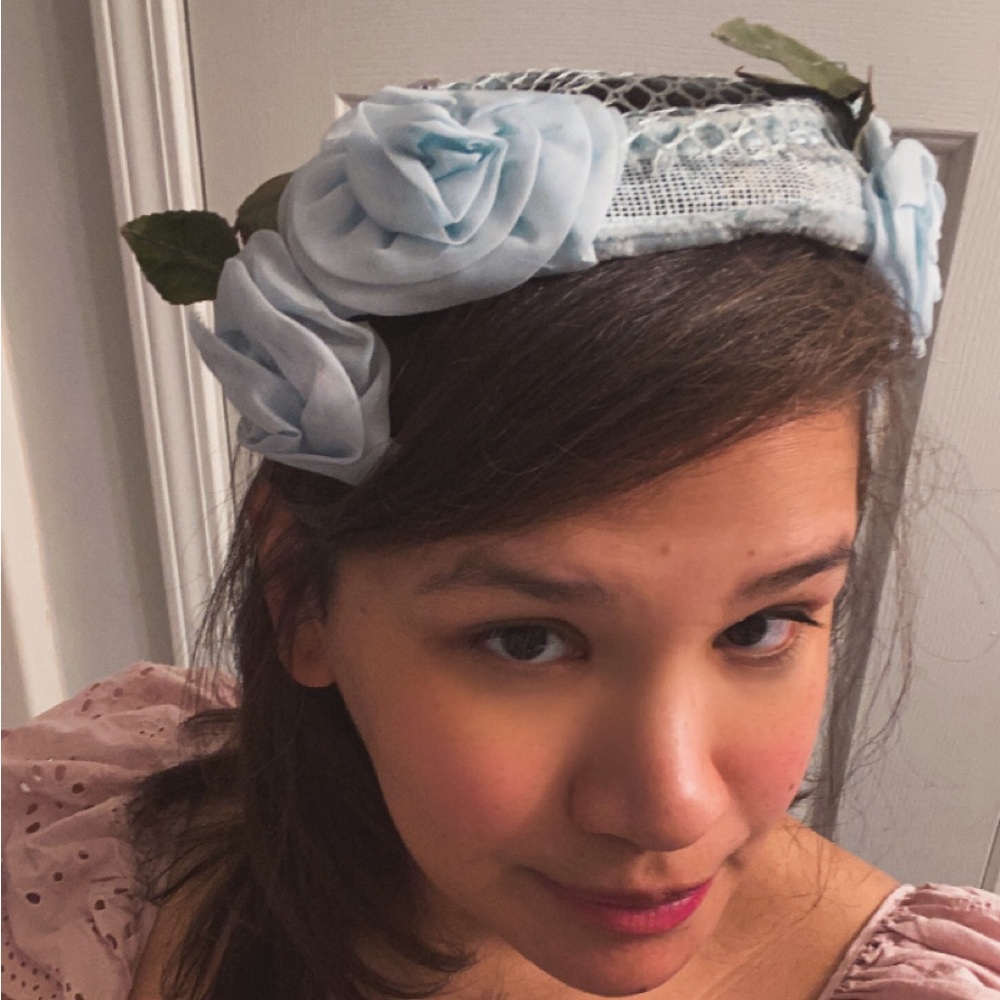 50’s Vintage cocktail hats. Bundle of 2. Gorgeous birdcage style